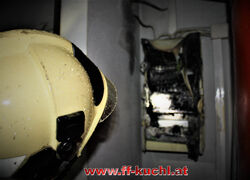 Brand einer elektr. Anlage - Tankstelle